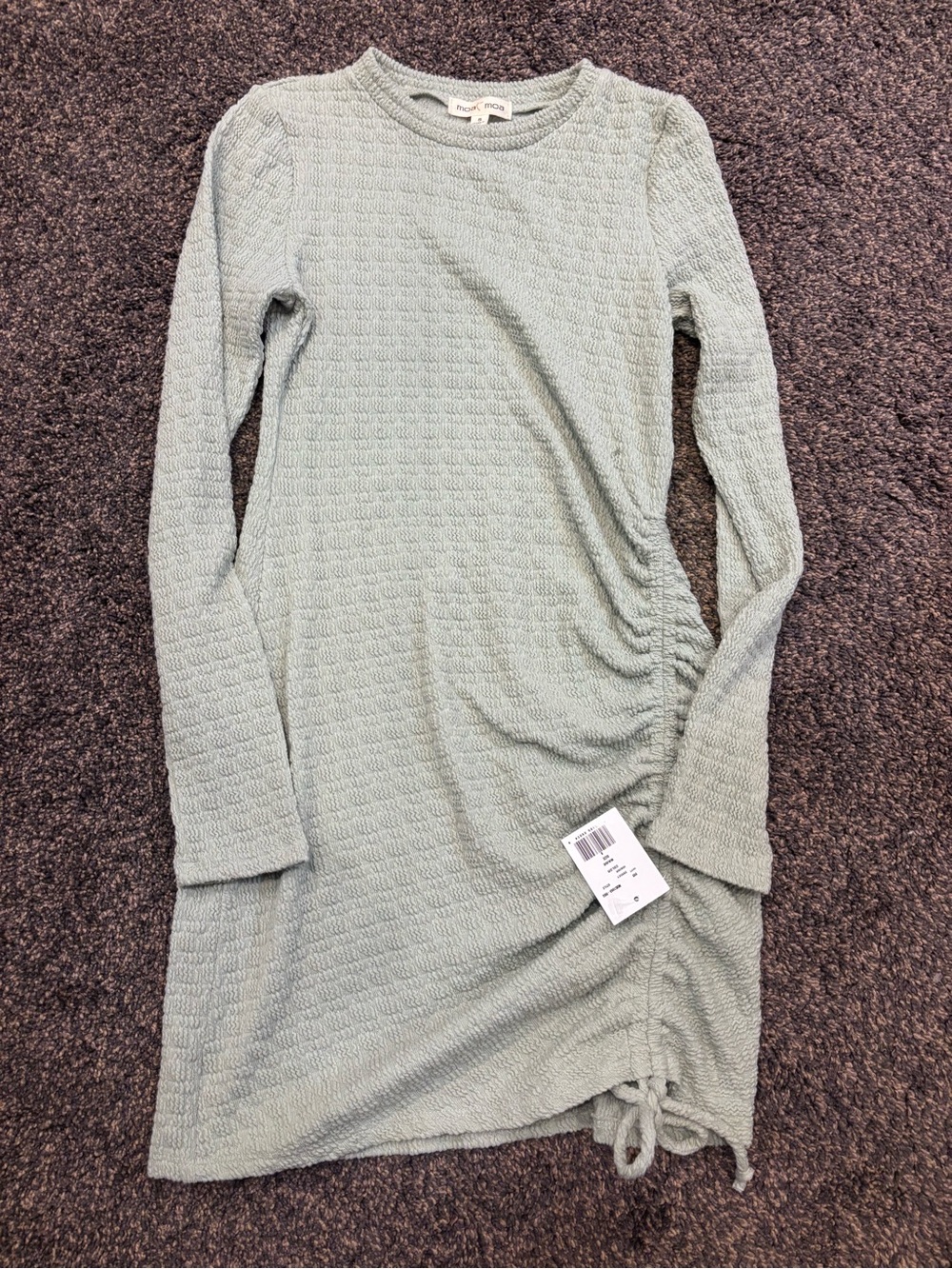 Moa Moa Light Sage Green, Long Sleeve Dress (1 DAY LEFT!)